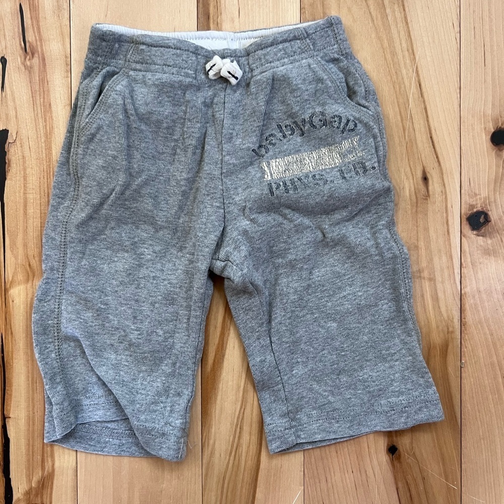 GAP Gray Sweatpants Joggers Drawstring Waist